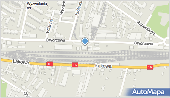 Grudziądz, Dworcowa 40, Grudziądz 86-300 - Dworzec kolejowy, Przystanek kolejowy