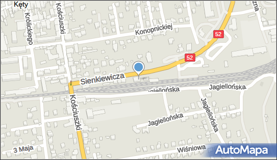 Kęty, Henryka Sienkiewicza 4, Kęty - Dworzec kolejowy, Przystanek kolejowy, numer telefonu