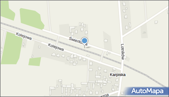 Kołbiel, Świerkowa, Karpiska 05-340 - Dworzec kolejowy, Przystanek kolejowy