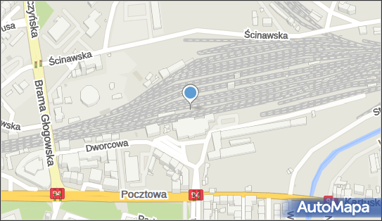 Legnica, Dworcowa 5, Legnica - Dworzec kolejowy, Przystanek kolejowy