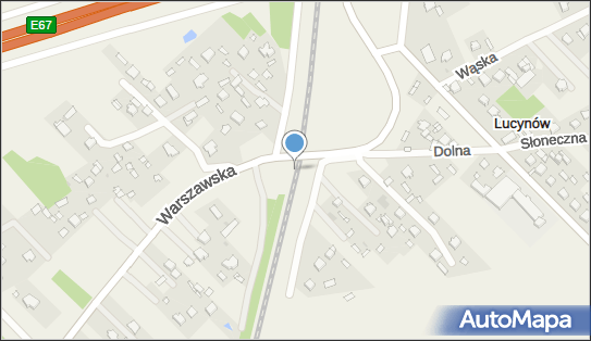 Lucynów, Warszawska, Lucynów 07-201 - Dworzec kolejowy, Przystanek kolejowy