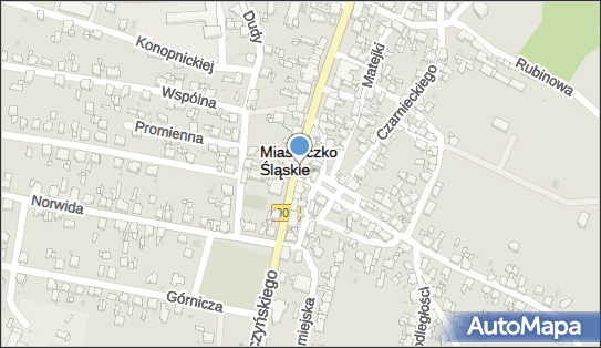 Miasteczko Śląskie (przystanek kolejowy), Miasteczko Śląskie 42-610 - Dworzec kolejowy, Przystanek kolejowy