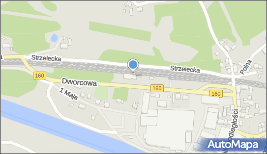 Nowe Drezdenko, Dworcowa160 3, Drezdenko 66-530 - Dworzec kolejowy, Przystanek kolejowy
