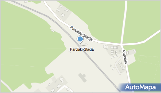 Parciaki, Parciaki-Stacja 39, Parciaki-Stacja 06-323 - Dworzec kolejowy, Przystanek kolejowy