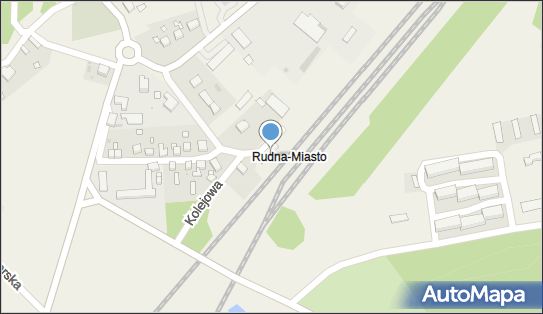 Rudna Miasto, Kolejowa, Rudna 59-305 - Dworzec kolejowy, Przystanek kolejowy