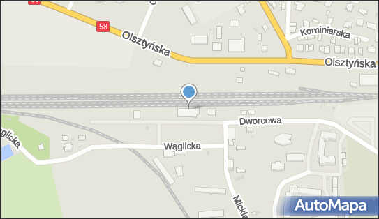 Stacja, Dworzec kolejowy, Dworcowa 12, Pisz 12-200 - Dworzec kolejowy, Przystanek kolejowy