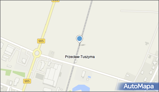 Tuszyma, Przecław-Tuszyma - Dworzec kolejowy, Przystanek kolejowy