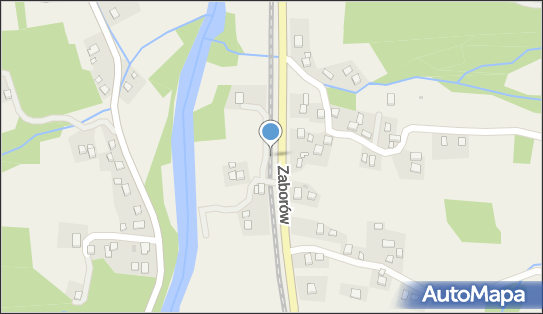 Zaborów, Zaborów 2, Zaborów 38-103 - Dworzec kolejowy, Przystanek kolejowy