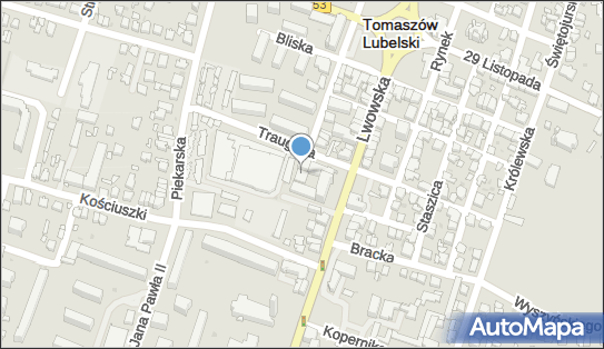 Euronet - Bankomat, ul. Traugutta 5, Tomaszów Lubelski 22-600, godziny otwarcia