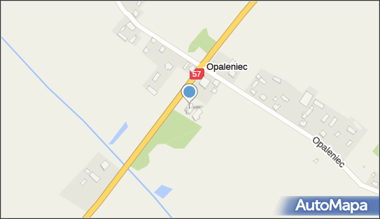 Dawny kościół ewangelicki w Opaleńcu, DK57, Opaleniec 32A 06-330 - Ewangelicki - Kościół