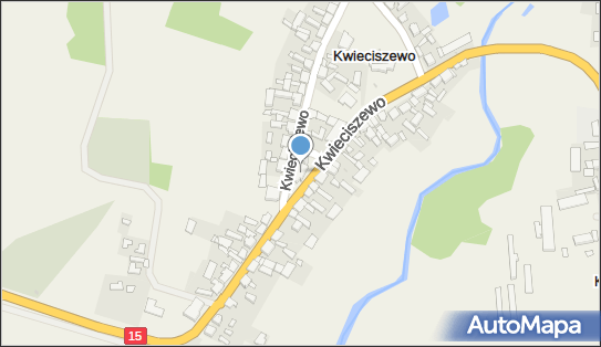 Kościół Ewangelicki, DK15, Kwieciszewo - Ewangelicki - Kościół