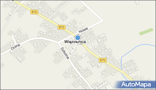 Fontanna, DW 870, Wiązownica - Fontanna