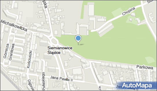 Fontanna, Chopina Fryderyka 16, Siemianowice Śląskie 41-100 - Fontanna