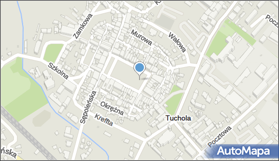 Fontanna, Plac Wolności, Tuchola - Fontanna