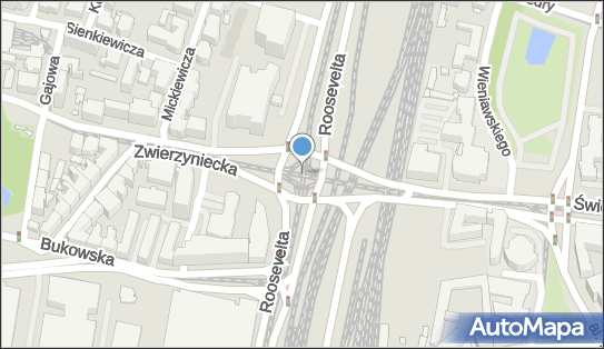 Fotoradar czerwone światło - Poznań, Rondo Kaponiera, Poznań 60-829 - Fotoradar - Czerwone światło