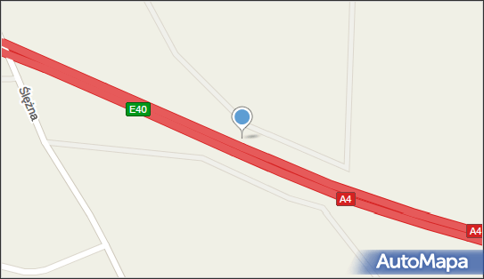 110 km/h - Koniec, A4, E40, Kostomłoty 55-311 - Fotoradar odcinkowy