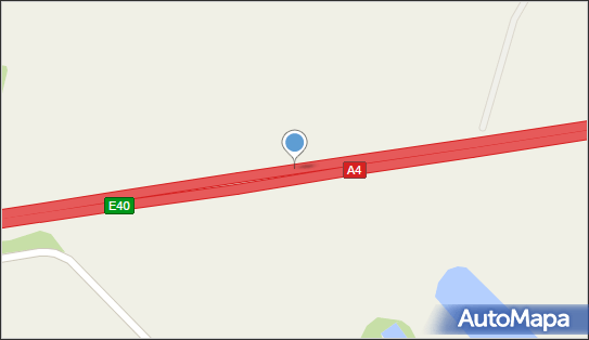 110 km/h - Początek, A4, E40, Biskupice Podgórne - Fotoradar odcinkowy