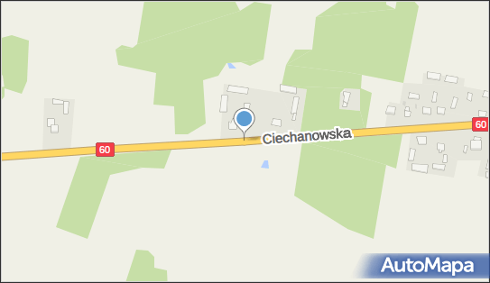 50 km/h, DK60, Karniewo - Fotoradar odcinkowy