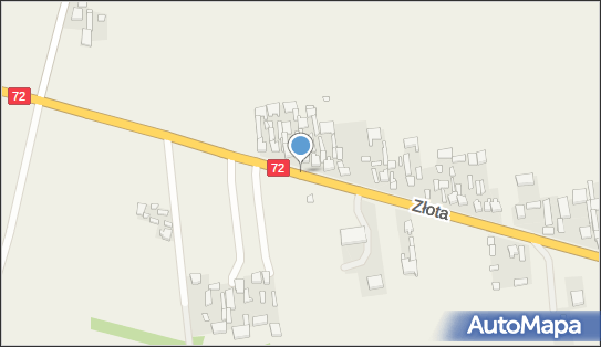 50 km/h, Kod lokalizacji: CEN.O.2.001, Złota - Fotoradar odcinkowy