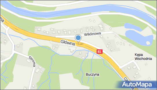 70 km/h - Początek, DK81, Ochaby Małe 43-430 - Fotoradar odcinkowy