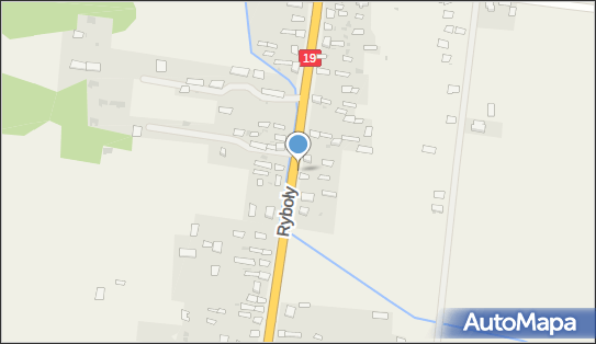 50 km/h, DK 19, Ryboły - Fotoradar stacjonarny 50 km/h