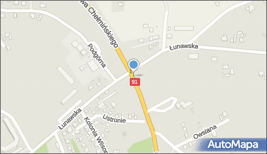 50 km/h, Aleja Prawa Chełmińskiego, Chełmno 86-200 - Fotoradar stacjonarny 50 km/h