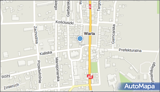 Fryzjer, Władysława Stanisława Reymonta, rynek 2, Warta 98-290