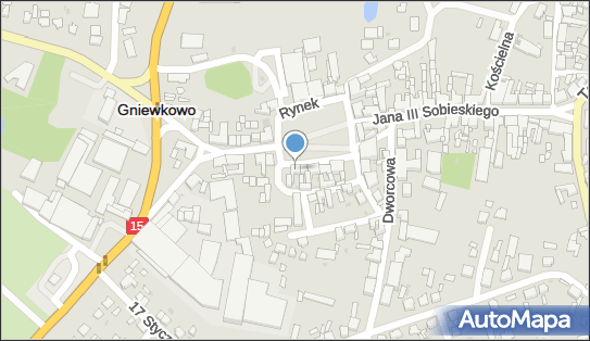 Fryzjer, Rynek 17, Gniewkowo 88-140