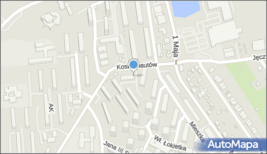 GLS - Punkt odbioru, Ul. Kosmonautow 18, Knurow 44-194