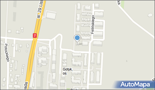 GLS - Punkt odbioru, Ul. Felinskiego 33 Lok. Lu1 ., Krakow 31-236