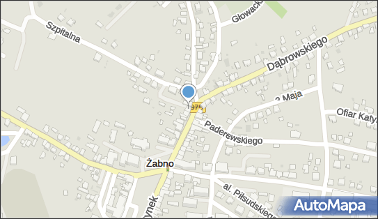 GLS - Punkt odbioru, Ul. Dabrowskiego 13, Zabno 33-240