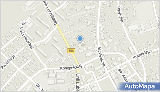 GLS - Punkt odbioru, Ul. Unii Lubelskiej 10, Lubaczow 37-600