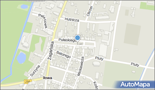 GLS - Punkt odbioru, KOSCIUSZKI 12, Ilowa k. Zagania 68-120