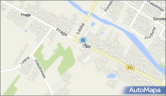 GLS - Punkt odbioru, Ul. Praga 27A, Szczercow 97-420