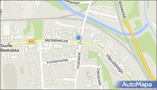 GLS - Punkt odbioru, KOSCIELNA 2, Sucha Beskidzka 34-200