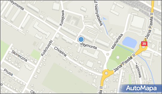 GLS - Punkt odbioru, Reymonta 90, Namyslow 46-100