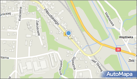 GLS - Punkt odbioru, JOZEFA PILSUDKIEGO 34, Sucha Beskidzka 34-200