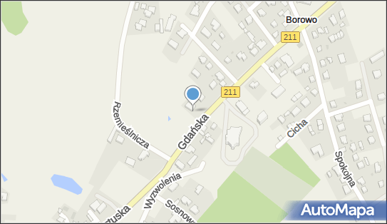 GLS - Punkt odbioru, UL. GDAŃSKA 1A, Borowo 83-332