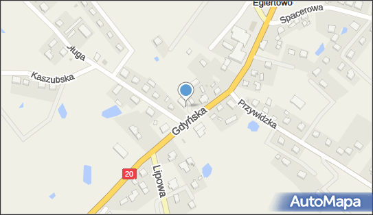 GLS - Punkt odbioru, UL. GDYŃSKA 5A, Egiertowo 83-312