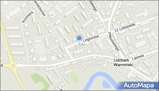 GLS - Punkt odbioru, Legionów 2E, Lidzbark Warmiński 11-100