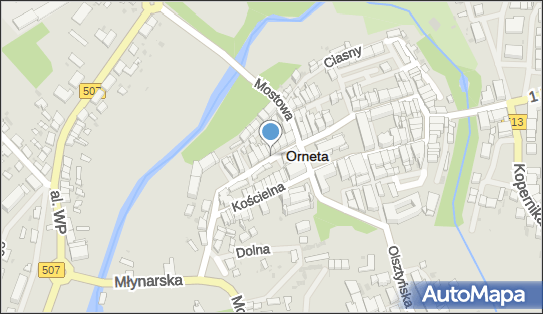 GLS - Punkt odbioru, UL. ZAMKOWA 8, Orneta 11-130