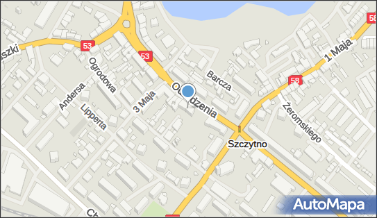 GLS - Punkt odbioru, ODRODZENIA 11, Szczytno 12-100