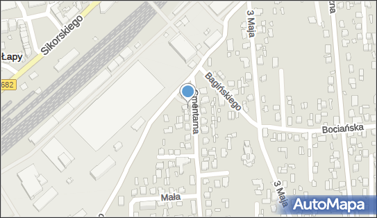 GLS - Punkt odbioru, Ul. Cmentarna 2A, Lapy 18-100