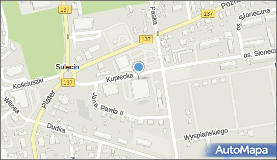 GLS - Punkt odbioru, KUPIECKA 4B, Sulecin 69-200