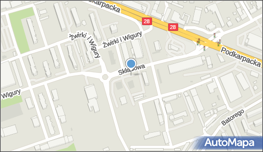 GLS - Punkt odbioru, Ul. Skladowa 5A, Krosno 38-400