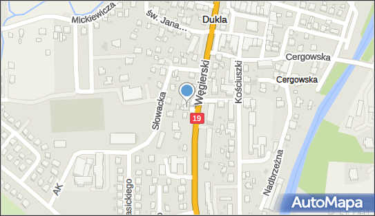 GLS - Punkt odbioru, Ul. Trakt Wegierski 32C, Dukla 38-450