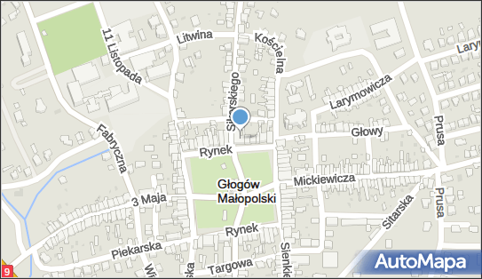 GLS - Punkt odbioru, RYNEK 19, Glogow Malopolski 36-060