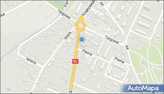 GLS - Punkt odbioru, Ul. Krakowska 57, Radomsko 97-500