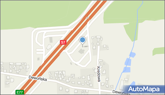 GLS - Punkt odbioru, Dewońska 64A, Nowiny 26-052