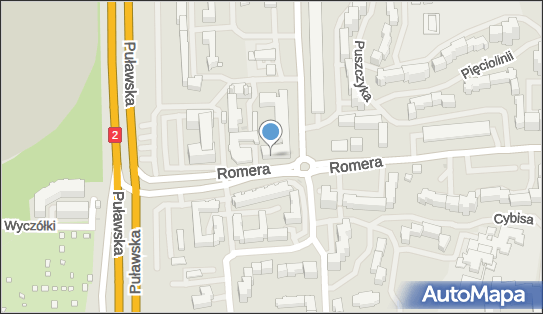 GLS - Punkt odbioru, Ul. Romera 10 Lok. U3, Warszawa 02-784